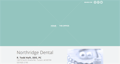 Desktop Screenshot of northridgedentalaz.com